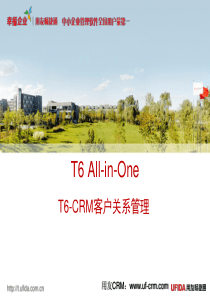 用友T6_All-in-_One-(CRM客户关系管理)